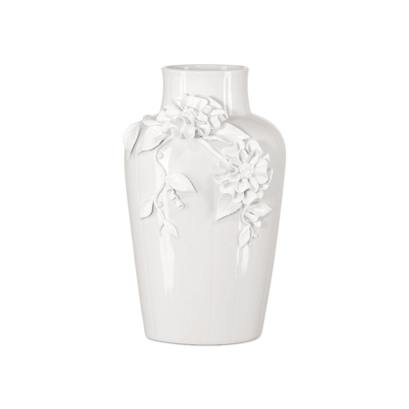 Currey and Company - 1200-0985 - Vase - Flower - White