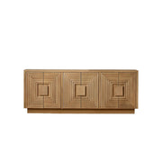 Currey and Company - 3000-0336 - Credenza - Morombe - Washed Oak