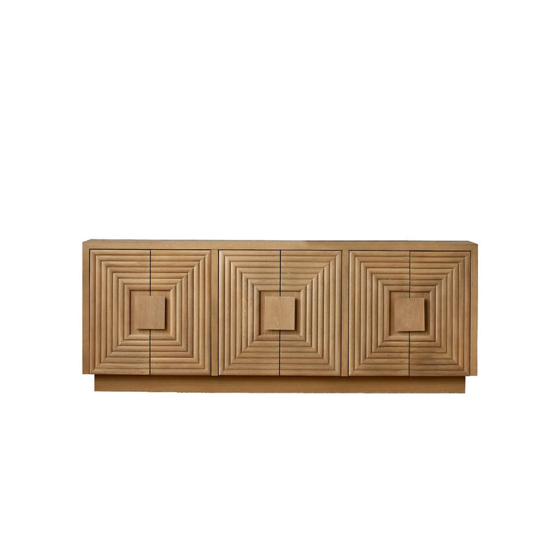 Currey and Company - 3000-0336 - Credenza - Morombe - Washed Oak