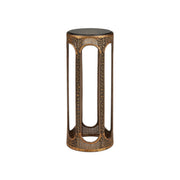 Currey and Company - 4000-0251 - Accent Table - Capella - Coffee Bronze/Smoke