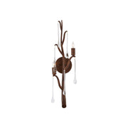Currey and Company - 5000-0292 - Two Light Wall Sconce - Morning Grove - Rhine Gold/Clear