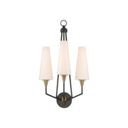 Currey and Company - 5000-0303 - LED Wall Sconce - Hennin - Polished Antique Brass/Oil Rubbed Bronze