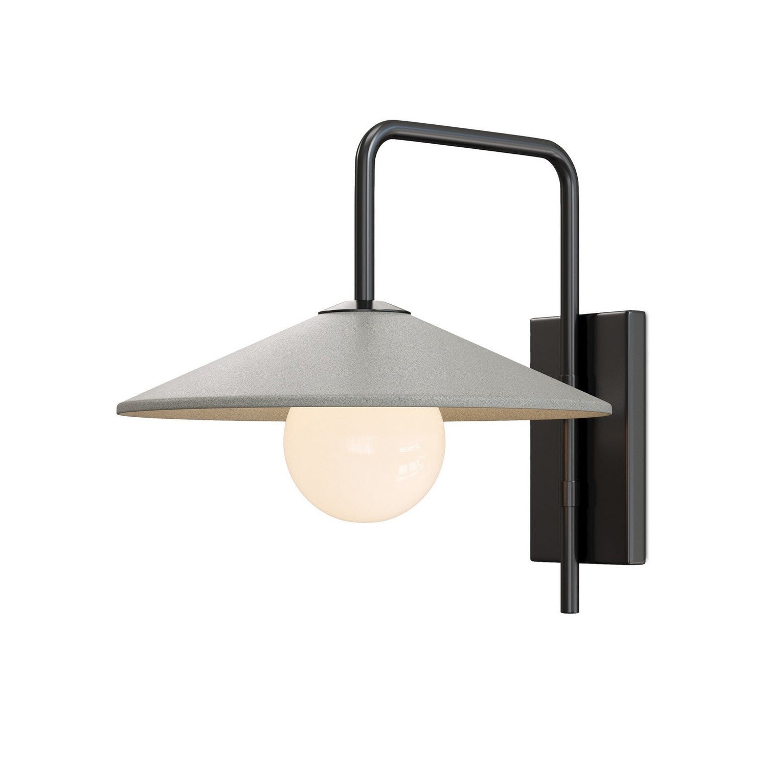 Currey and Company - 5500-0058 - One Light Wall Sconce - Bothy - Natural/Black/Frosted White