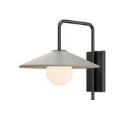 Currey and Company - 5500-0058 - One Light Wall Sconce - Bothy - Natural/Black/Frosted White
