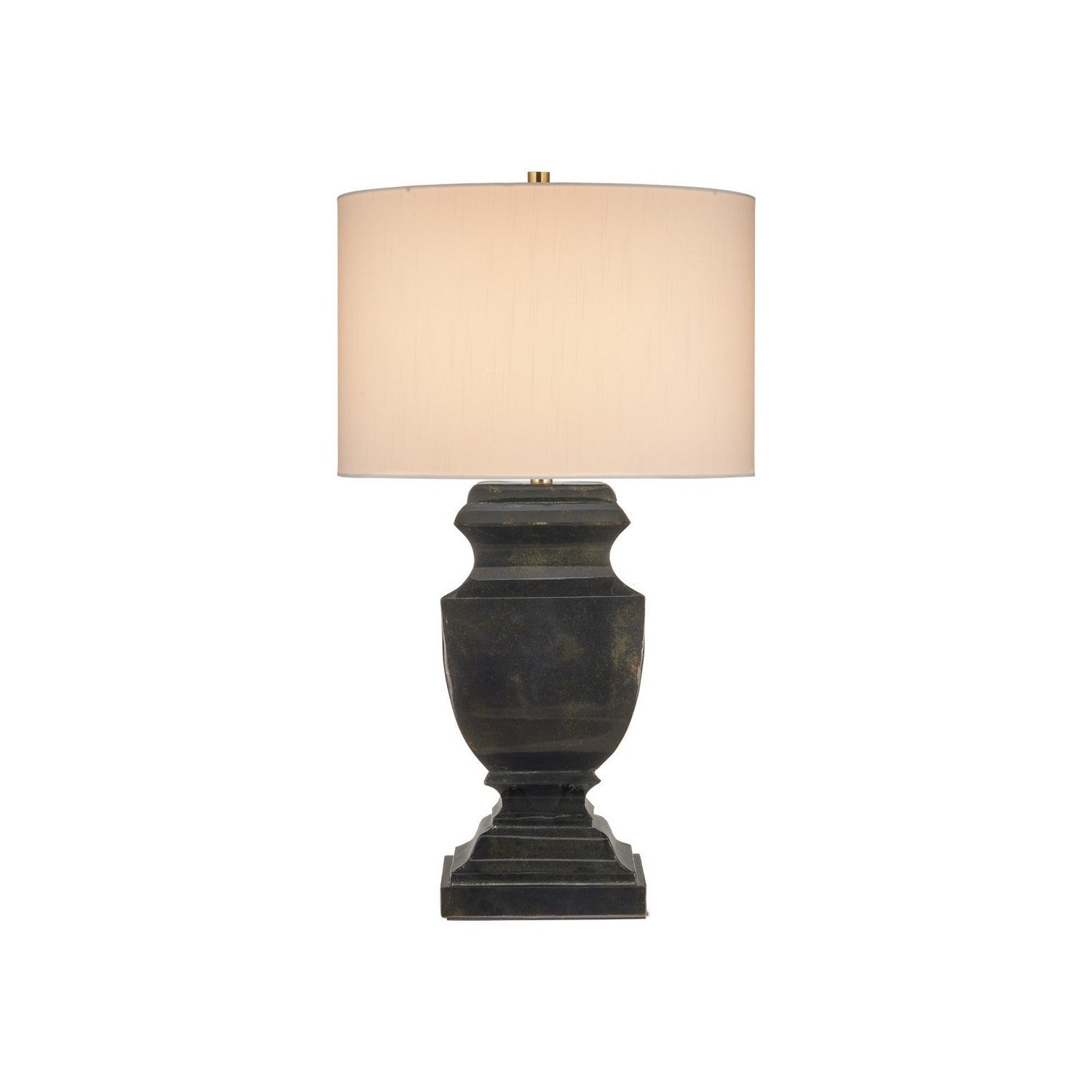 Currey and Company - 6000-1061 - One Light Table Lamp - Balustrade - Distressed Light Black