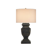 Currey and Company - 6000-1061 - One Light Table Lamp - Balustrade - Distressed Light Black