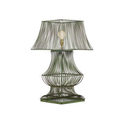 Currey and Company - 6000-1062 - One Light Table Lamp - Tuteurs - Distressed Green
