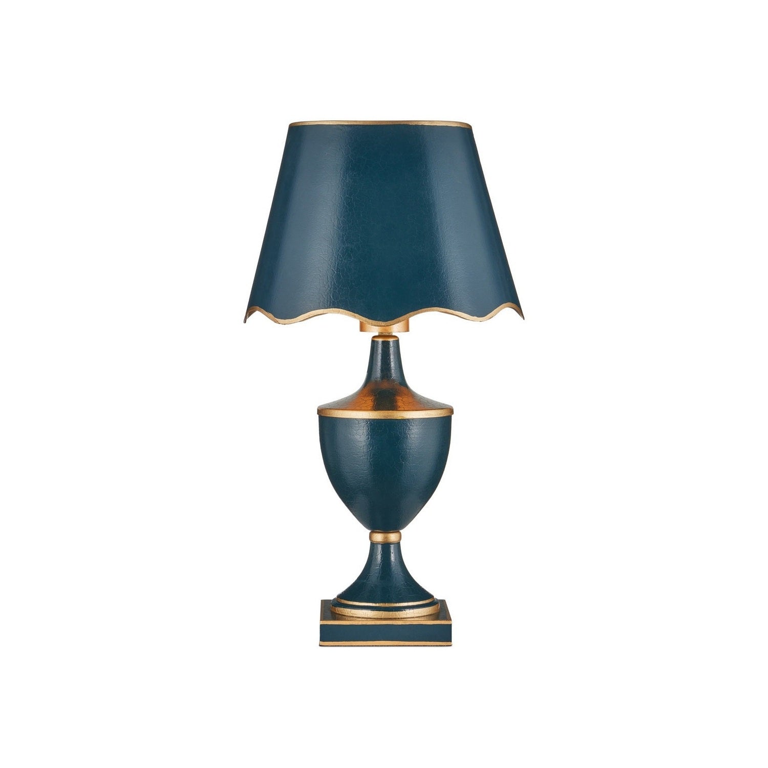Currey and Company - 6700-0016 - LED Table Lamp - Travelogue - Navy/Gold