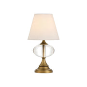 Currey and Company - 6700-0018 - LED Table Lamp - Sashay - Clear/Polished Antique Brass
