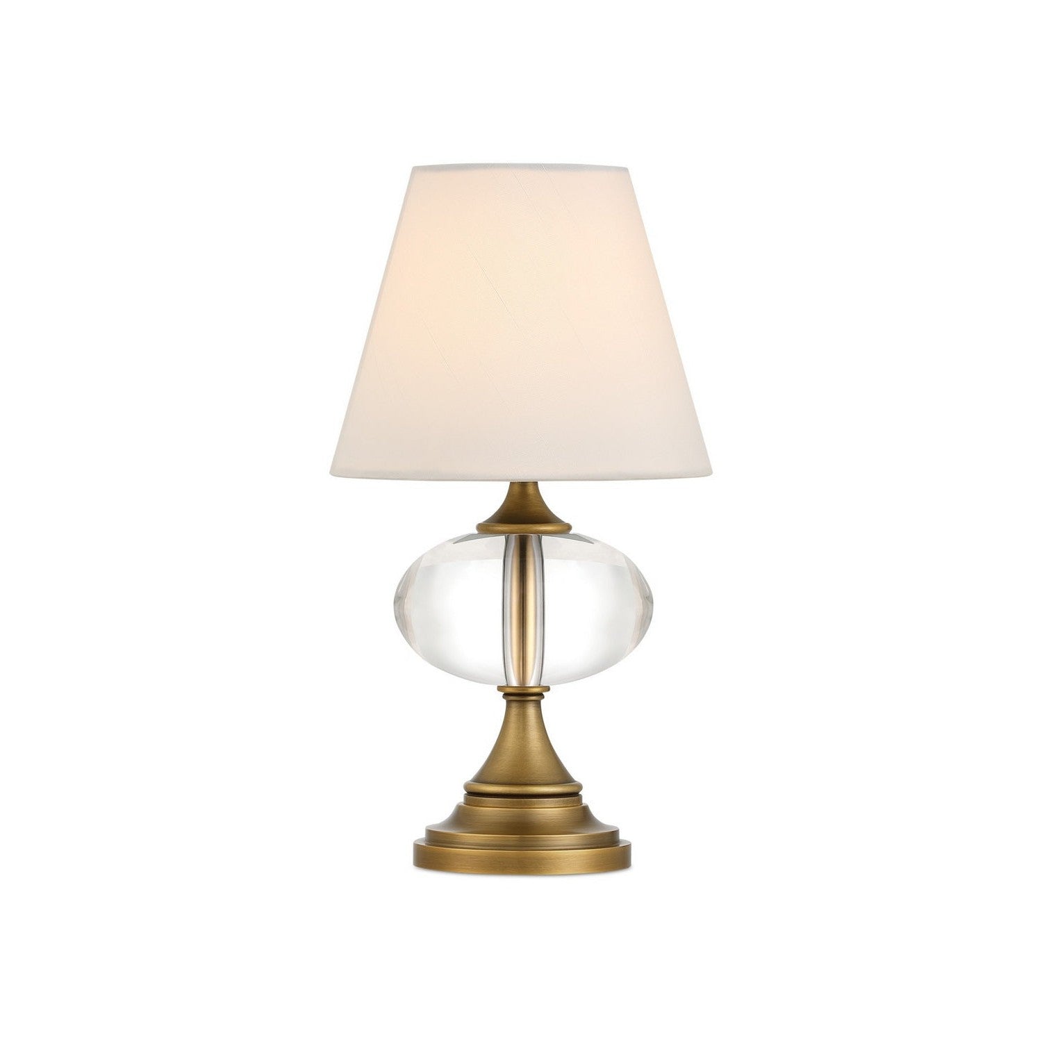Currey and Company - 6700-0018 - LED Table Lamp - Sashay - Clear/Polished Antique Brass
