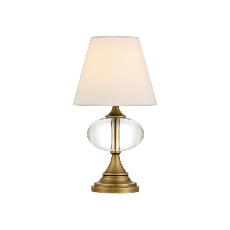 Currey and Company - 6700-0018 - LED Table Lamp - Sashay - Clear/Polished Antique Brass
