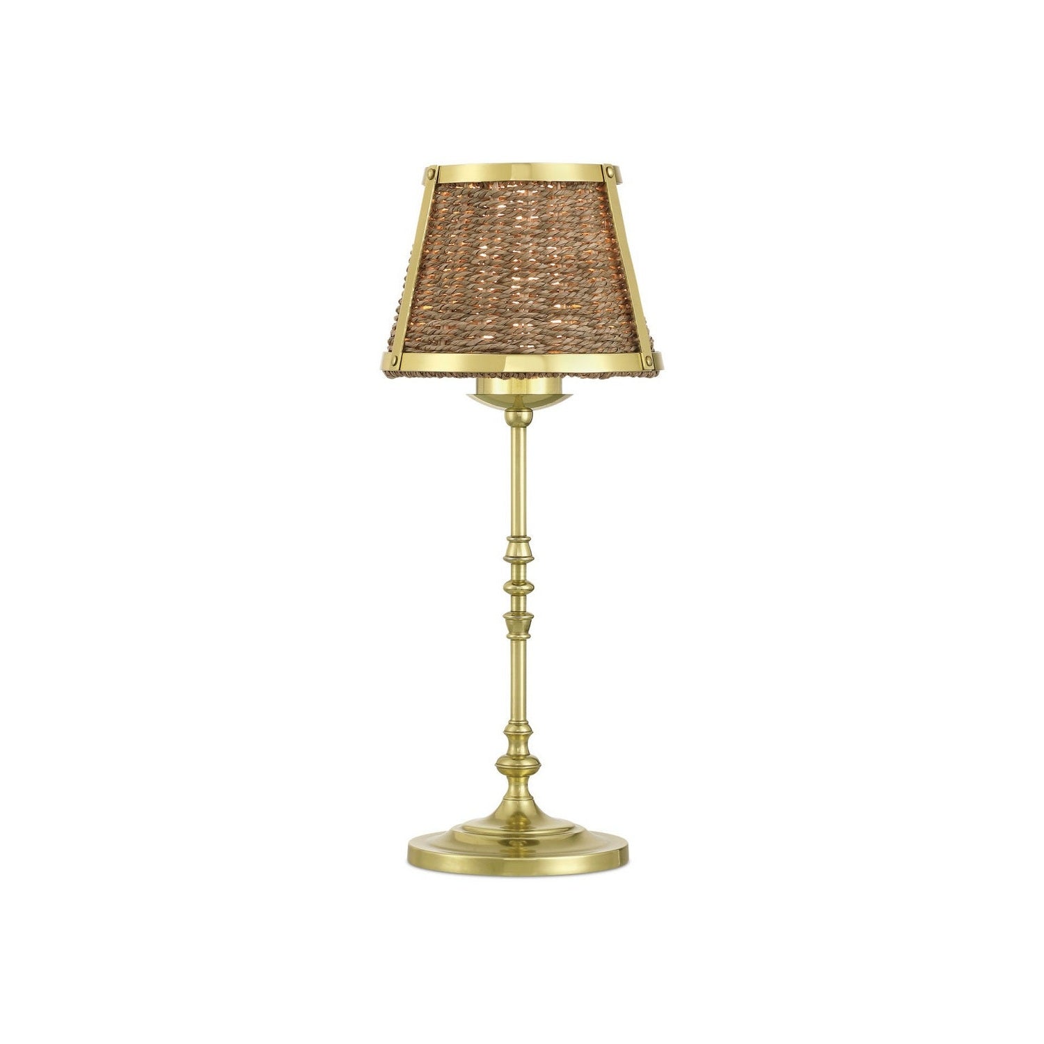 Currey and Company - 6700-0023 - LED Table Lamp - Deauville - Natural/Polished Brass
