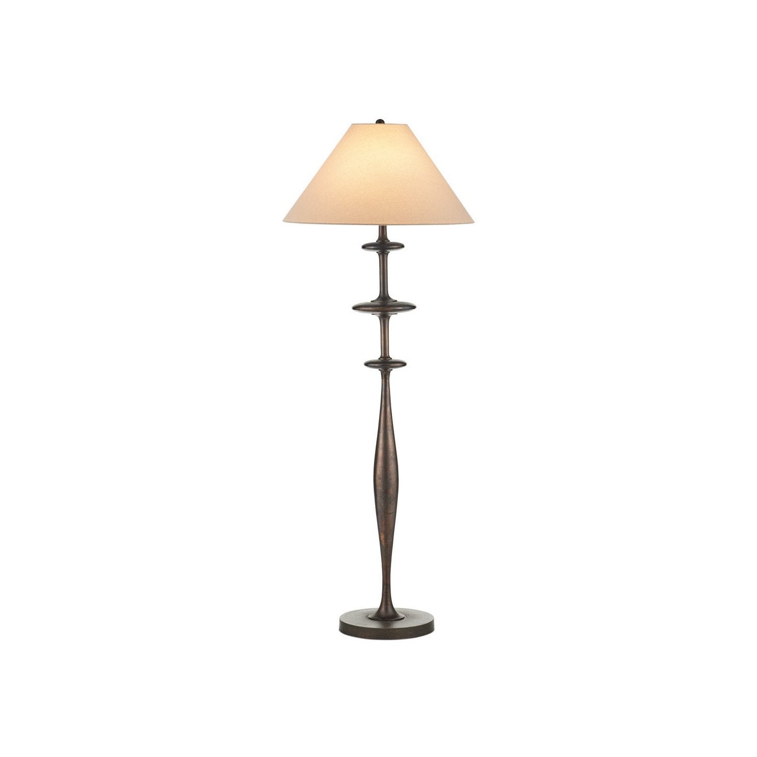 Currey and Company - 8000-0178 - One Light Floor Lamp - Aqueous - Dark Bronze