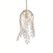 Currey and Company - 9000-1354 - One Light Pendant - Banyan - Antique Brass/Clear