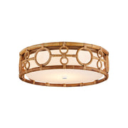 Currey and Company - 9999-0081 - LED Flush Mount - Tegal - Natural/Khaki/White
