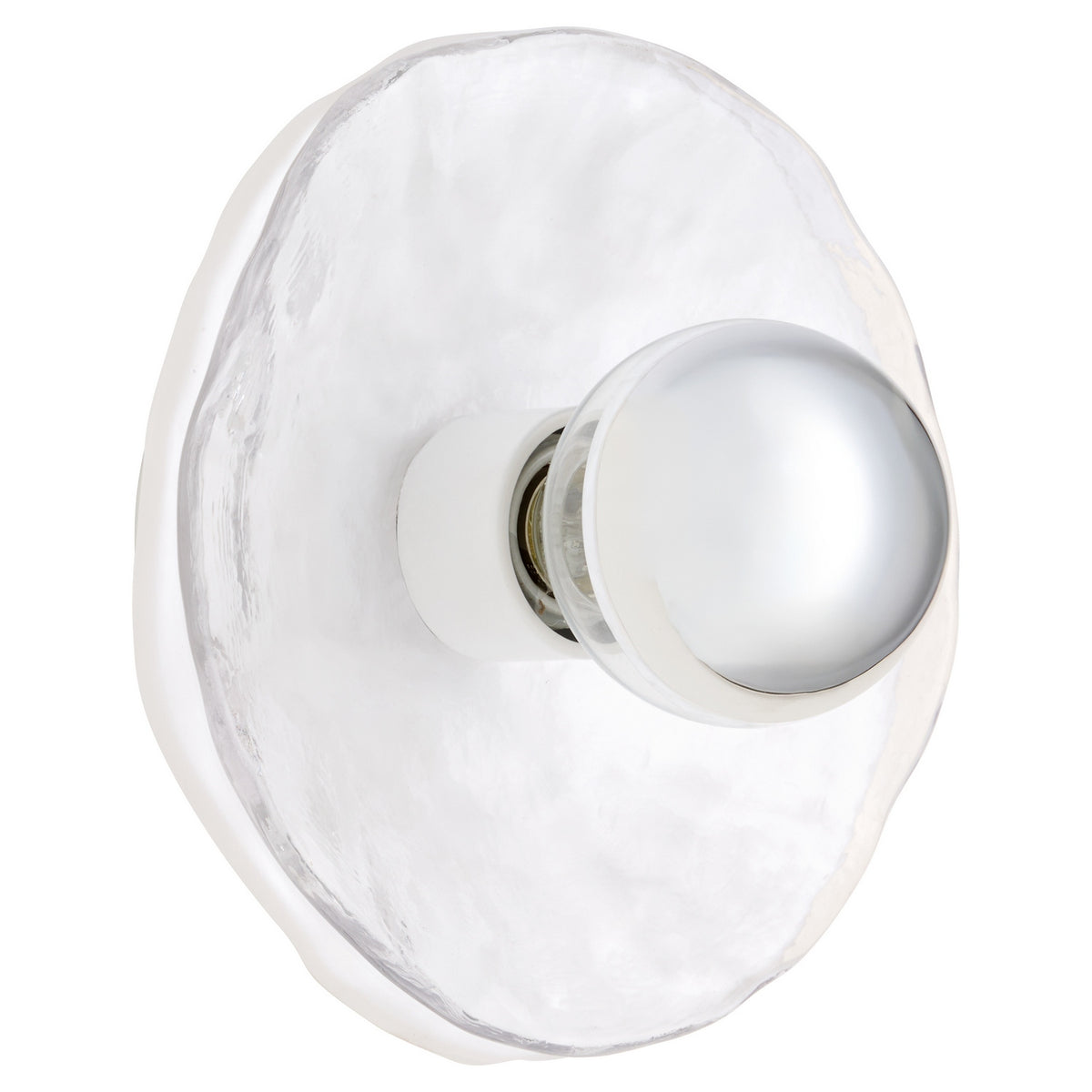 Quorum - 53-8-0847 - One Light Wall Sconce - Del Rey - Brushed Brass|Studio White