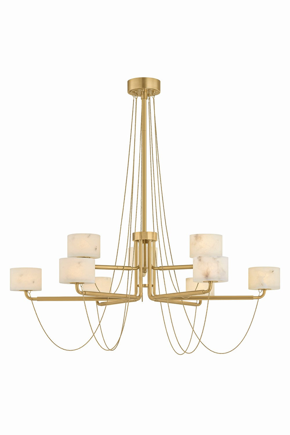 Corbett Lighting - 578-47-VB - LED Chandelier - Bunda - Vintage Brass