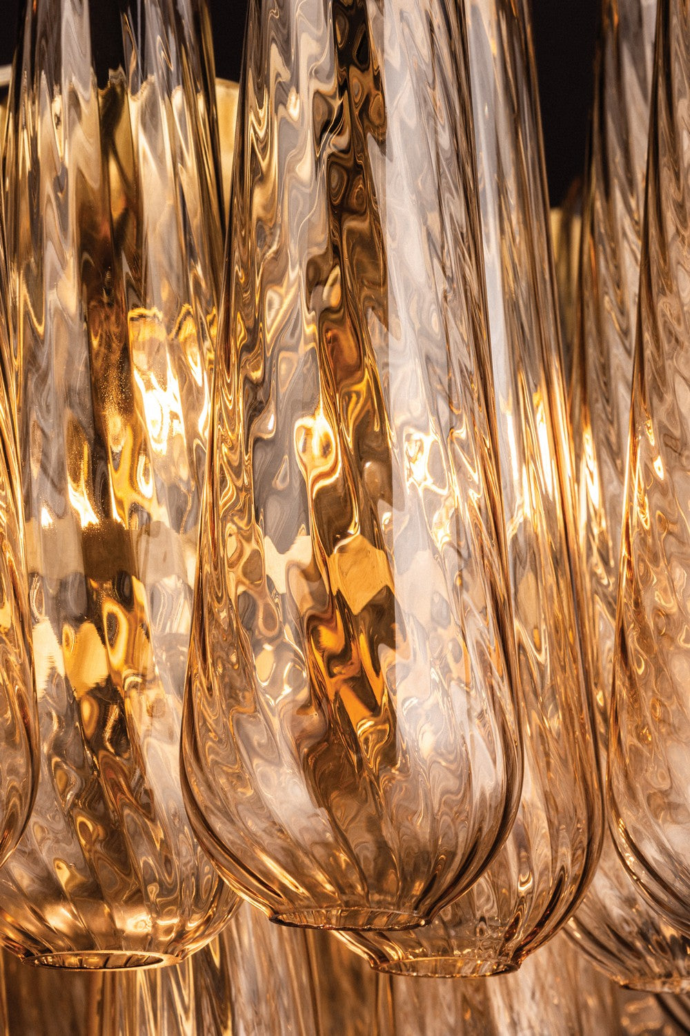 Corbett Lighting - 581-27-VGL - Five Light Chandelier - Milos - Vintage Gold Leaf