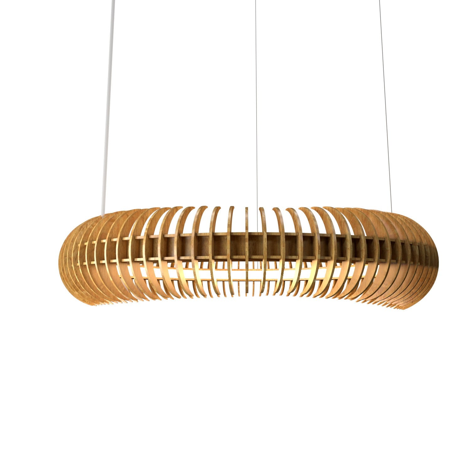 Accord Lighting - 1533LED.09 - LED Pendant - Stecche di Legno - Louro Freijo