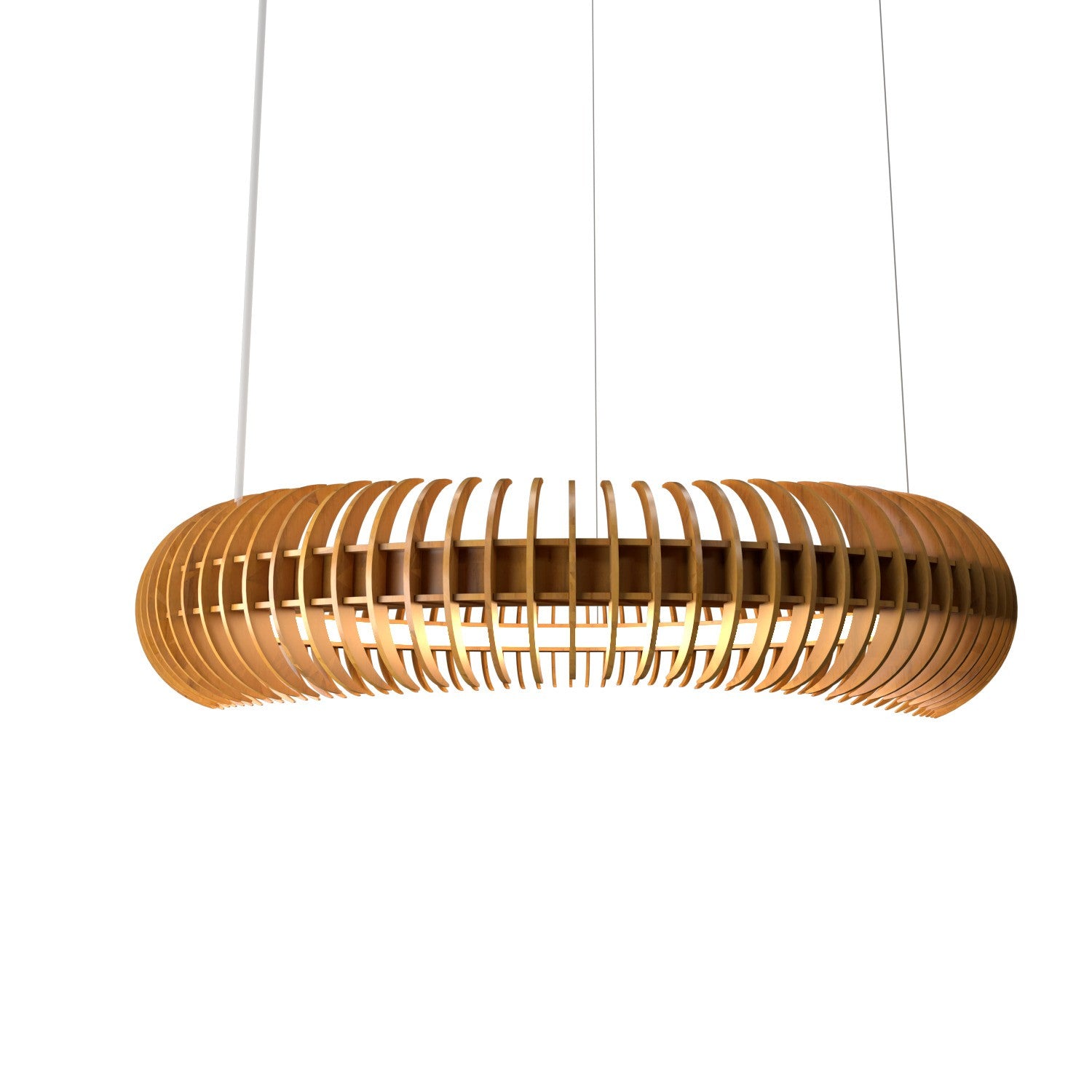 Accord Lighting - 1533LED.12 - LED Pendant - Stecche di Legno - Teak