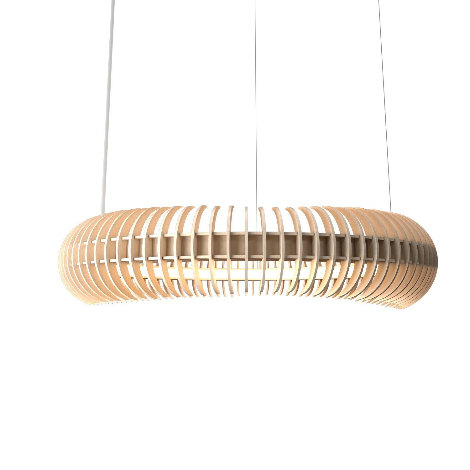 Accord Lighting - 1533LED.48 - LED Pendant - Stecche di Legno - Organic Cappuccino