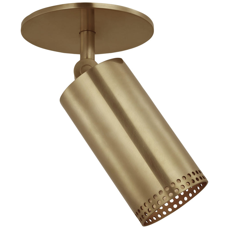 Visual Comfort Signature - KW 4059AB - LED Flush Mount - Precision - Antique-Burnished Brass
