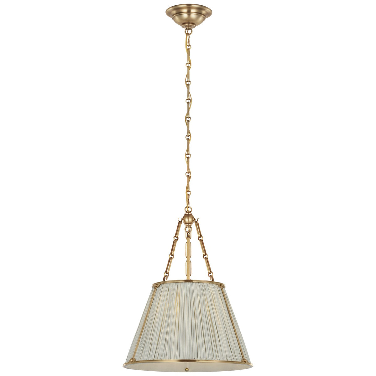 Visual Comfort Signature - SCH 5059HAB-107 - LED Hanging Shade - Allister - Hand-Rubbed Antique Brass