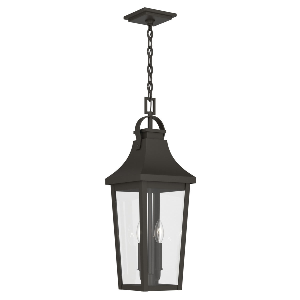 Kichler - 59198OZ - Two Light Outdoor Pendant - Cleary - Olde Bronze