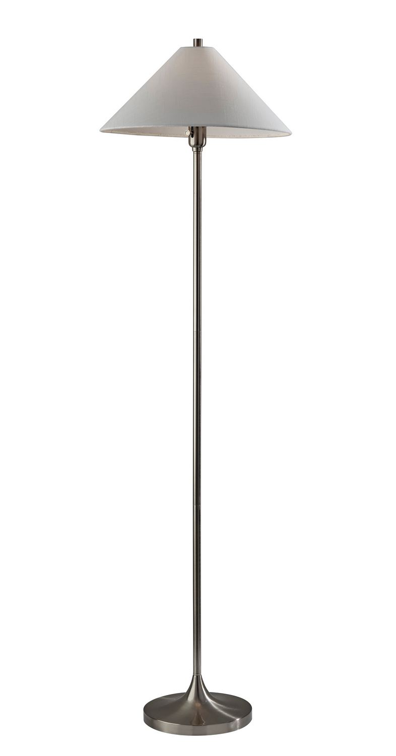 Adesso Home - 2620-22 - Floor Lamp - Esme - Brushed Steel