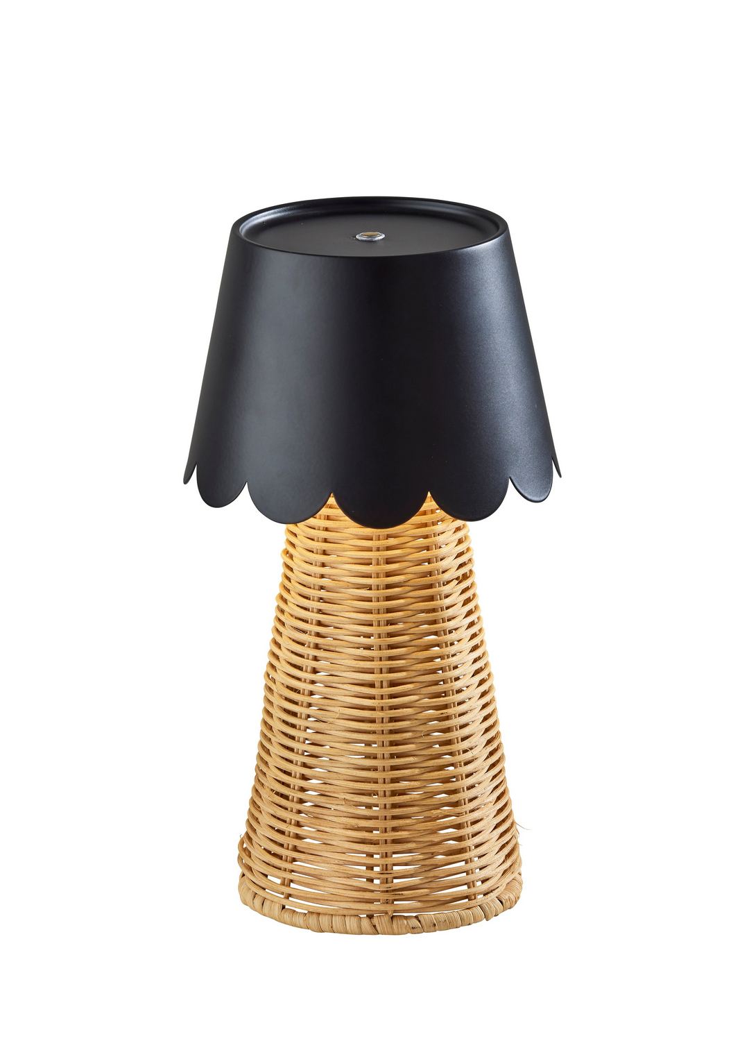 Adesso Home - 3165-01 - LED Table Lamp - Tory - Black & Rattan