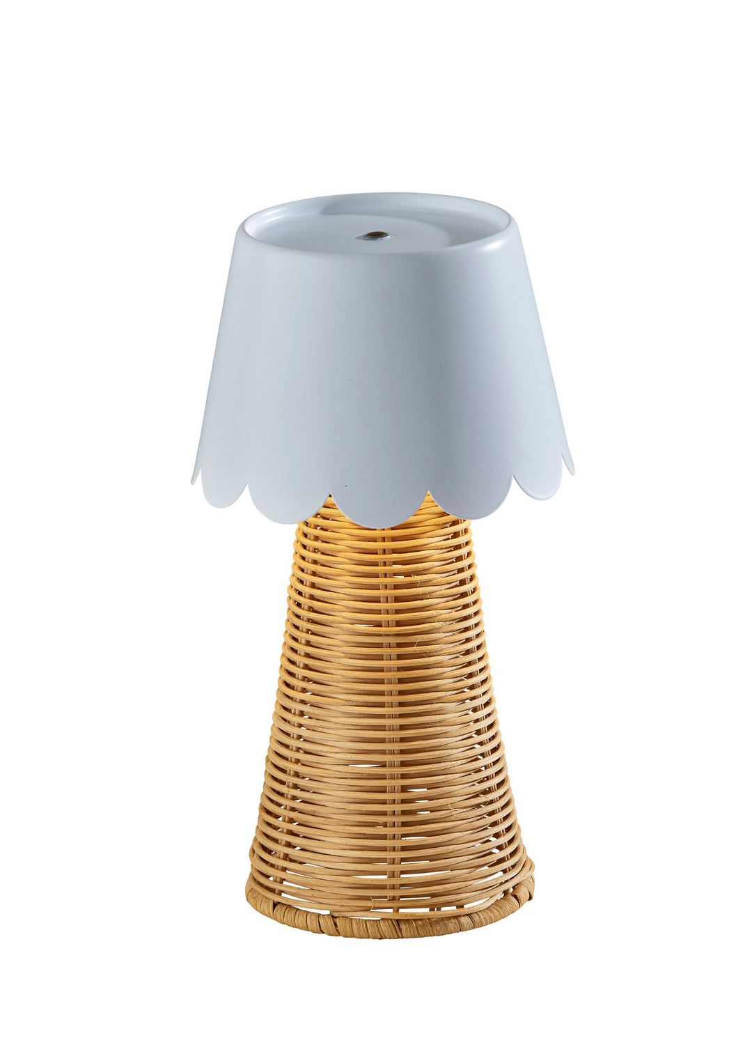 Adesso Home - 3165-02 - LED Table Lamp - Tory - White & Rattan