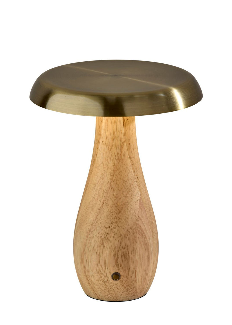 Adesso Home - 3196-12 - LED Table Lamp - Naya - Natural Wood Base