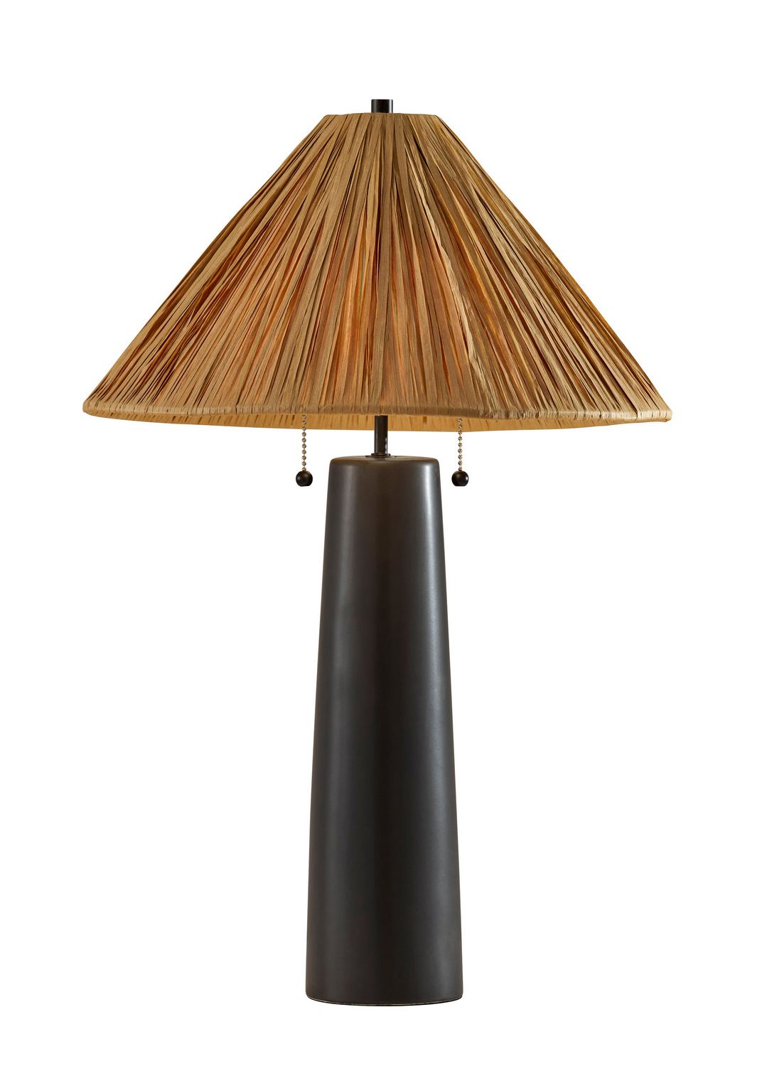 Adesso Home - 3243-01 - Two Light Table Lamp - Waylon - Black
