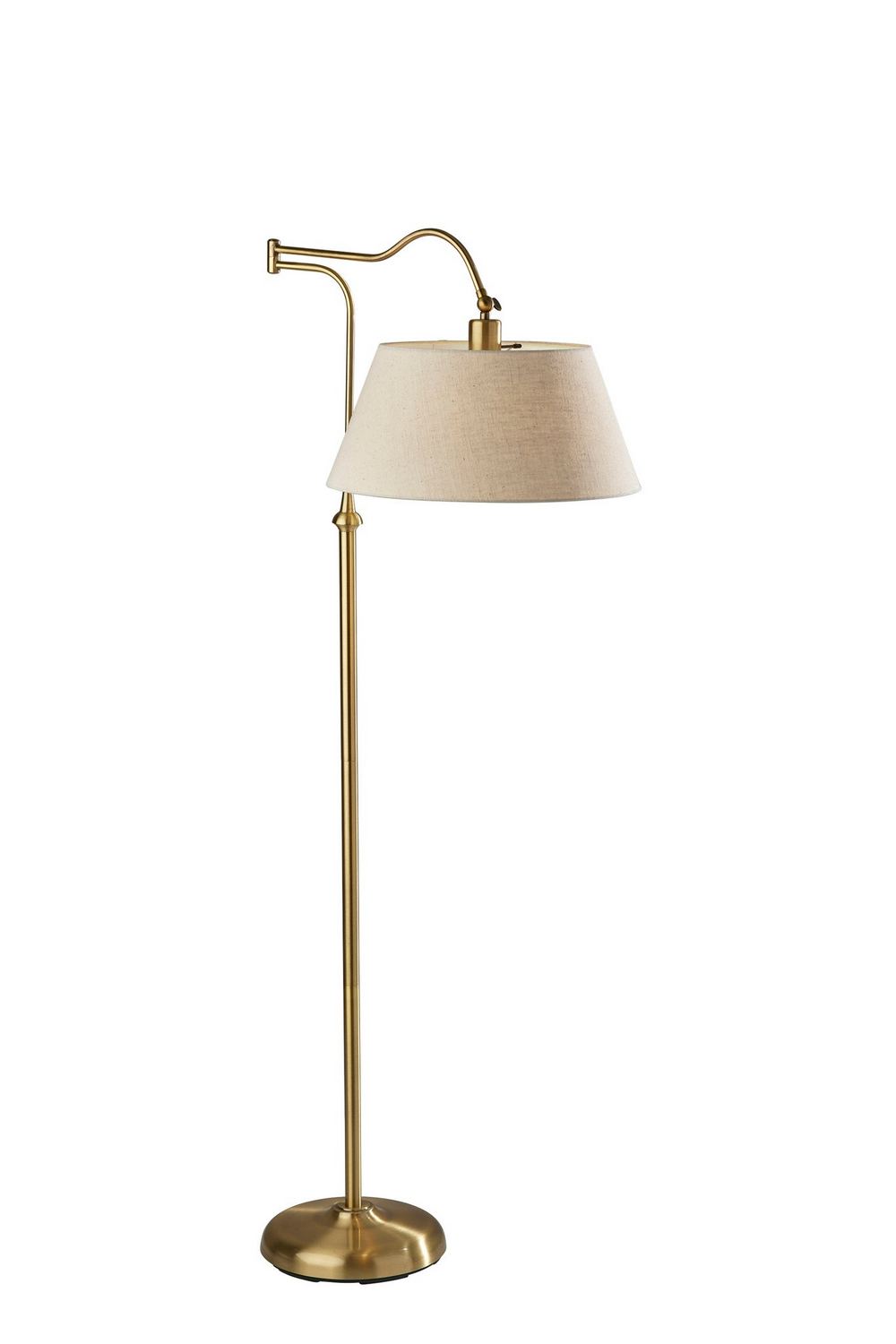 Adesso Home - 3349-21 - Floor Lamp - Rodeo - Antique Brass
