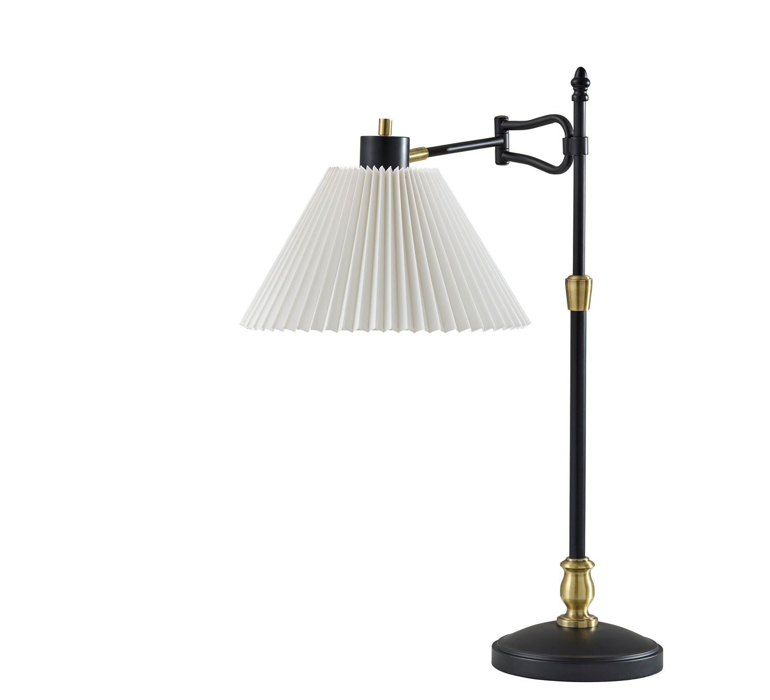 Adesso Home - 3968-01 - Table Lamp - Elijah - Black & Antique Brass