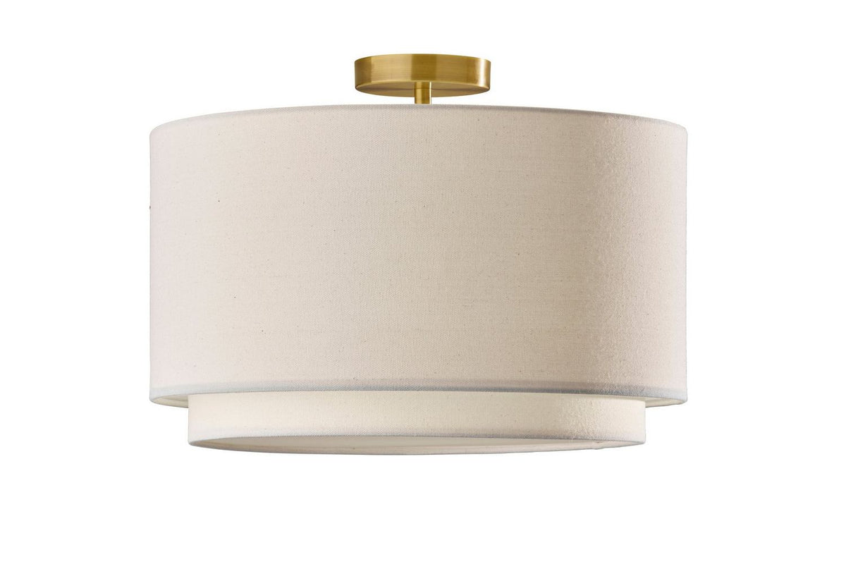 Adesso Home - 5303-21 - Flush Mount - Finley - Antique Brass