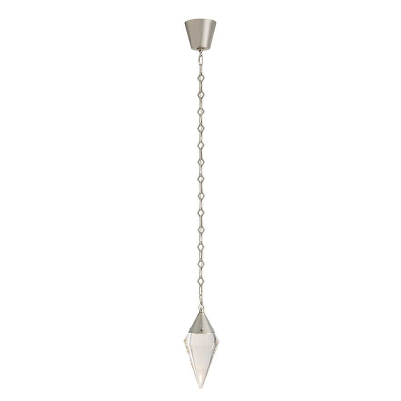 Arteriors - DPC36 - LED Pendant - Berkley - Clear/Vintage Silver