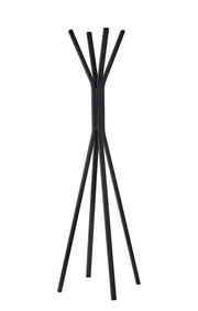 Adesso Home - WK3809-01 - Coat Rack - Toby - Plywood W. Black Oak Wood Veneer