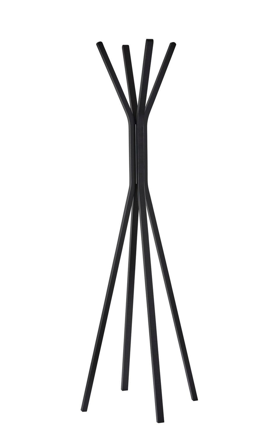 Adesso Home - WK3809-01 - Coat Rack - Toby - Plywood W. Black Oak Wood Veneer
