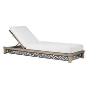 Arteriors - FTS04 - Outdoor Chaise - Emoto - Pearl/Aged Bronze