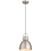 Access - 52010-BS - One Light Pendant - London - Brushed Steel