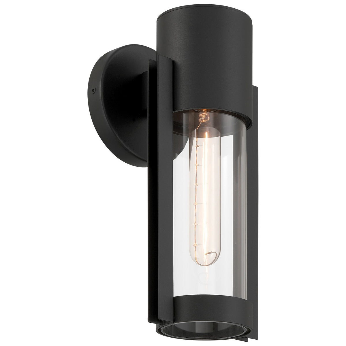 Access - 20115LEDDMGLP-BL/CLR - LED Outdoor Wall Mount - Coastal - Black