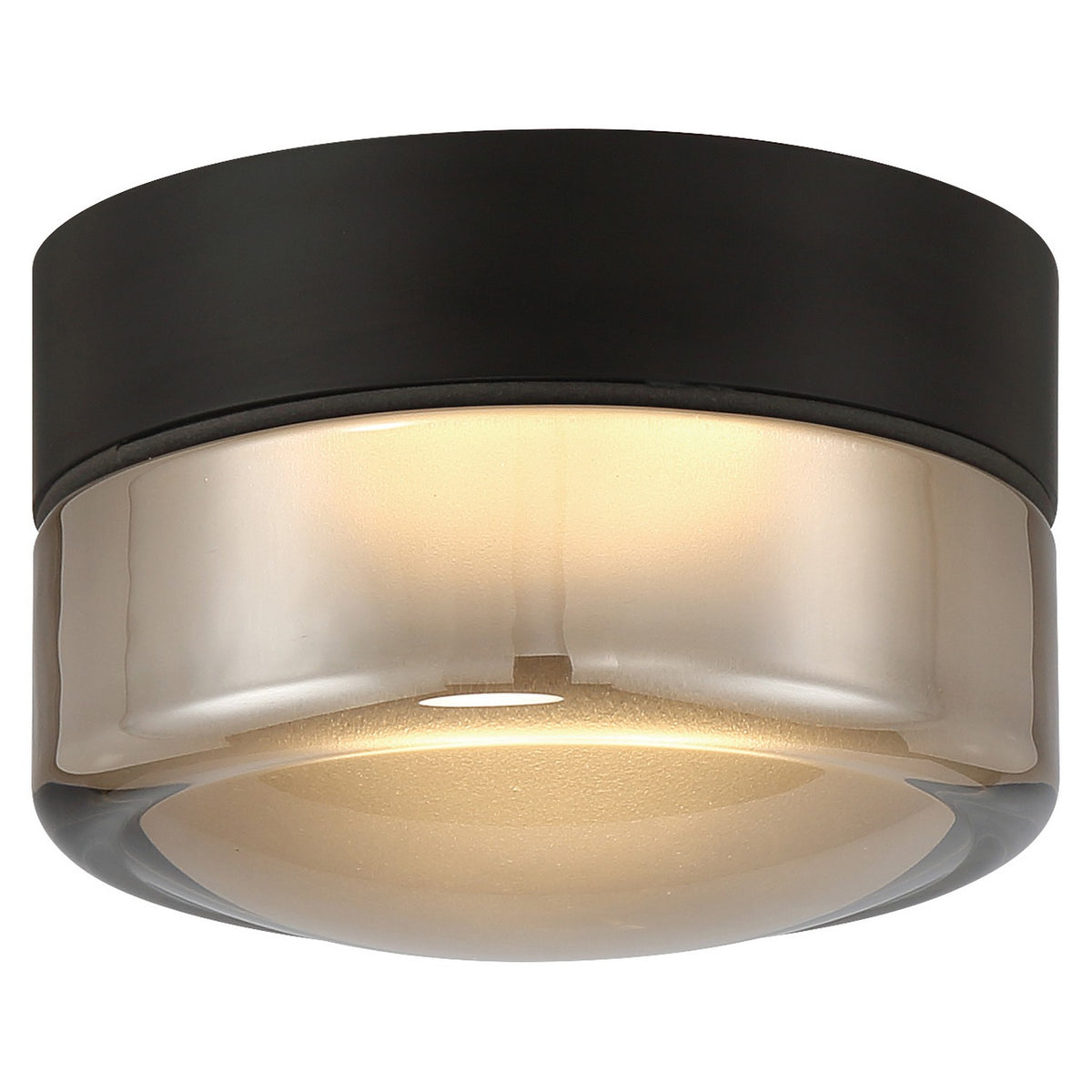 Access - 29497LEDD-MBL/SMK - LED Flush Mount - Masso - Matte Black