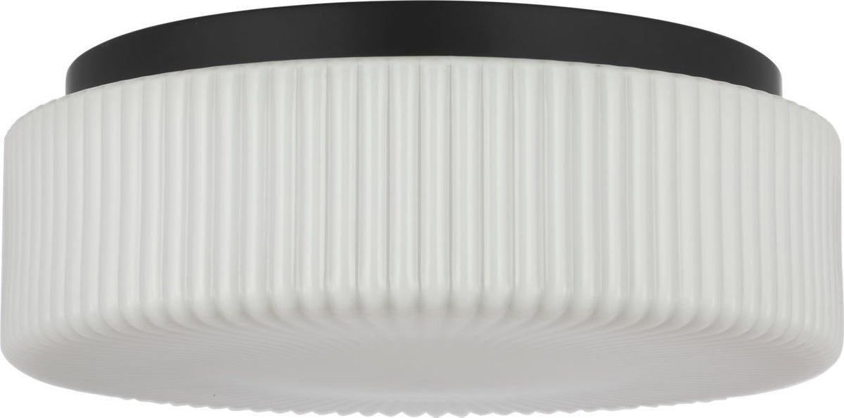 Generation Lighting - GLF1992MBK - Two Light Flush Mount - Axira - Midnight Black