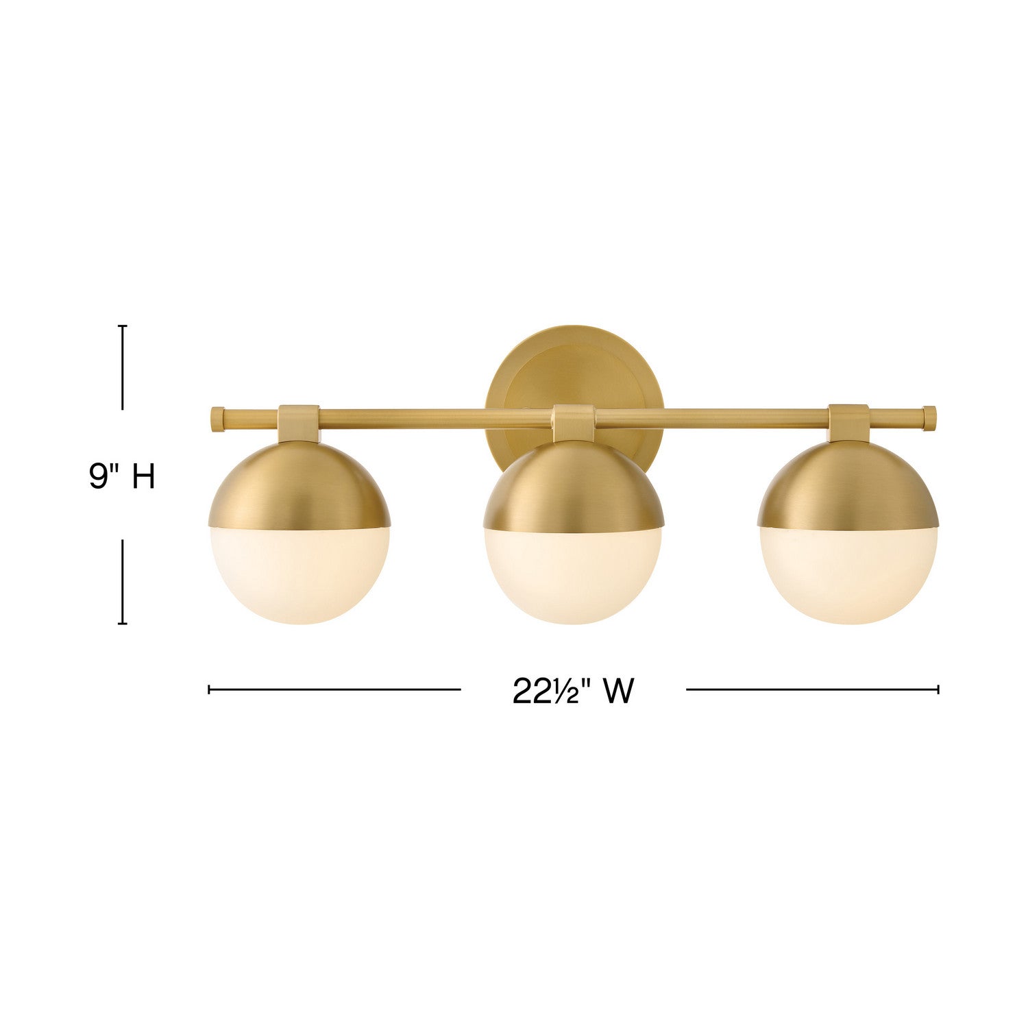 Hinkley - 54563LCB - LED Vanity - Bowie - Lacquered Brass