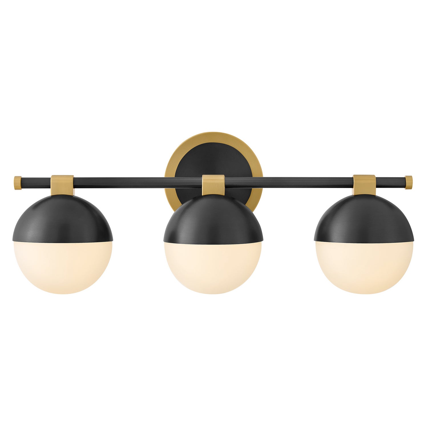 Hinkley - 54563LCB-BK - LED Vanity - Bowie - Lacquered Brass