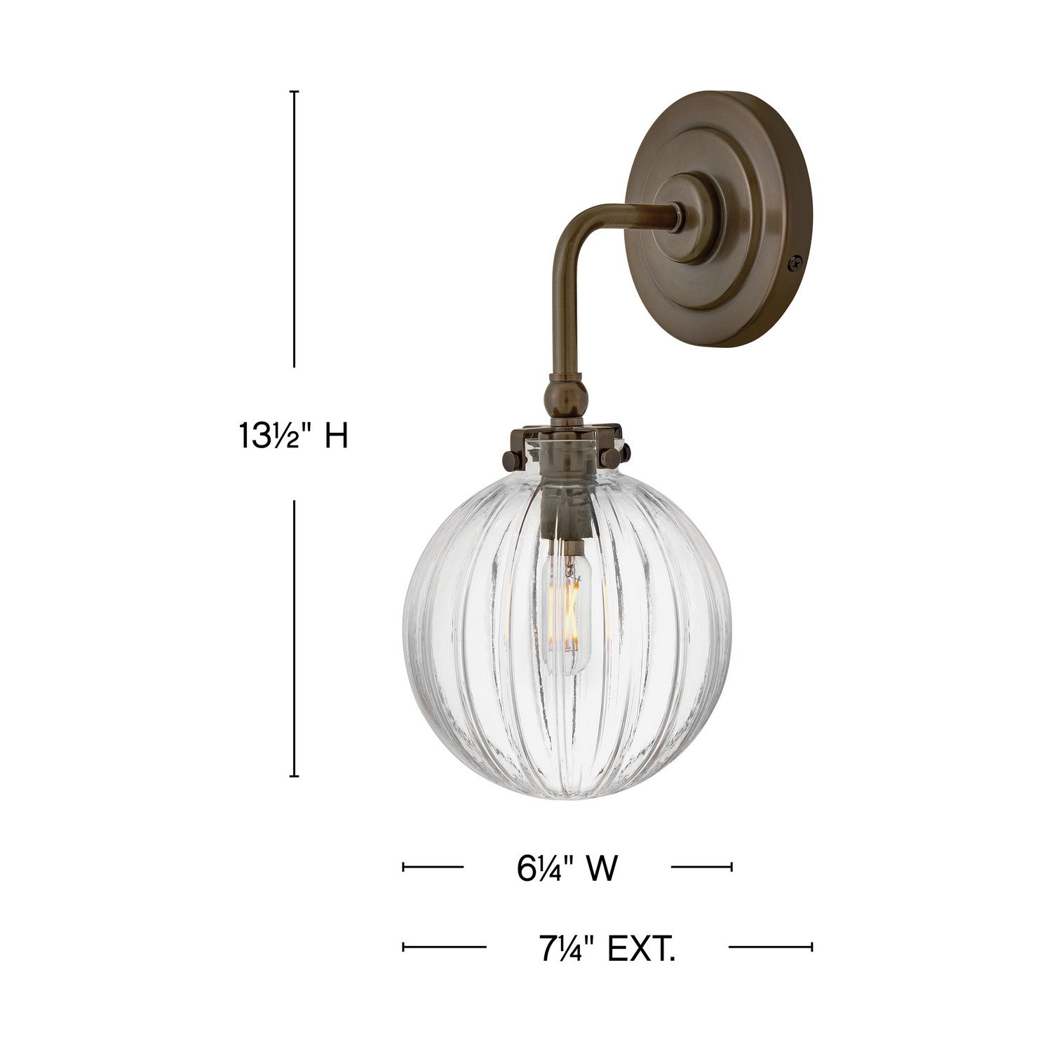 Hinkley - 57410HZ - LED Wall Sconce - Helene - Heritage Bronze