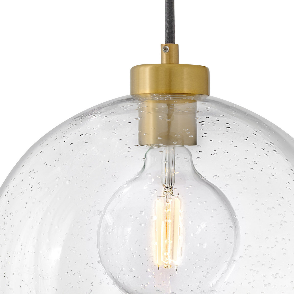Lark - 83018LCB - LED Pendant - Rumi - Lacquered Brass