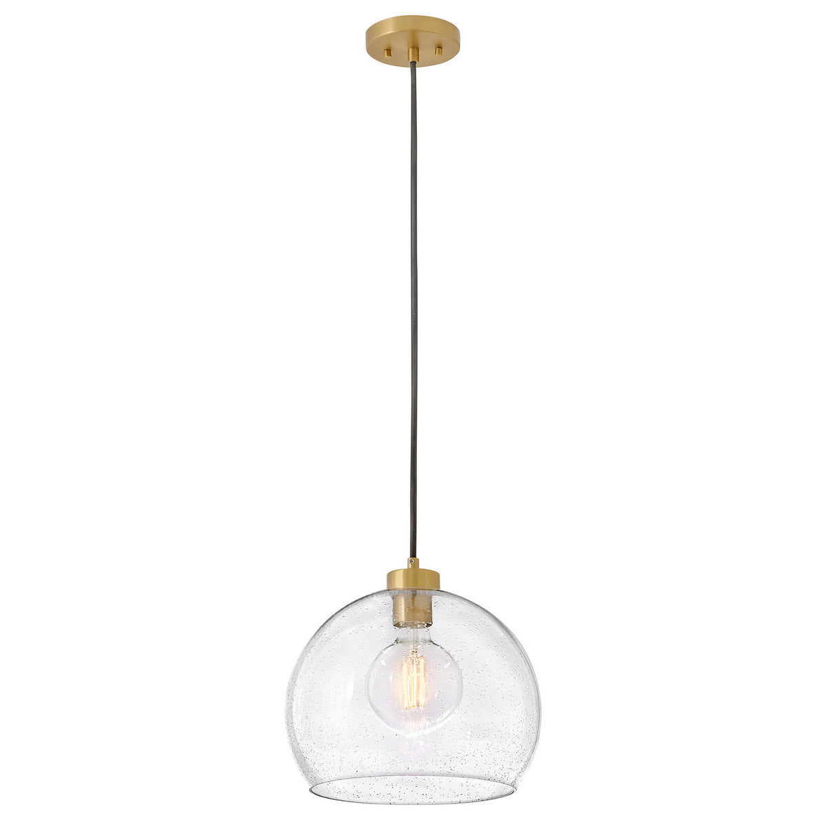Lark - 83018LCB - LED Pendant - Rumi - Lacquered Brass