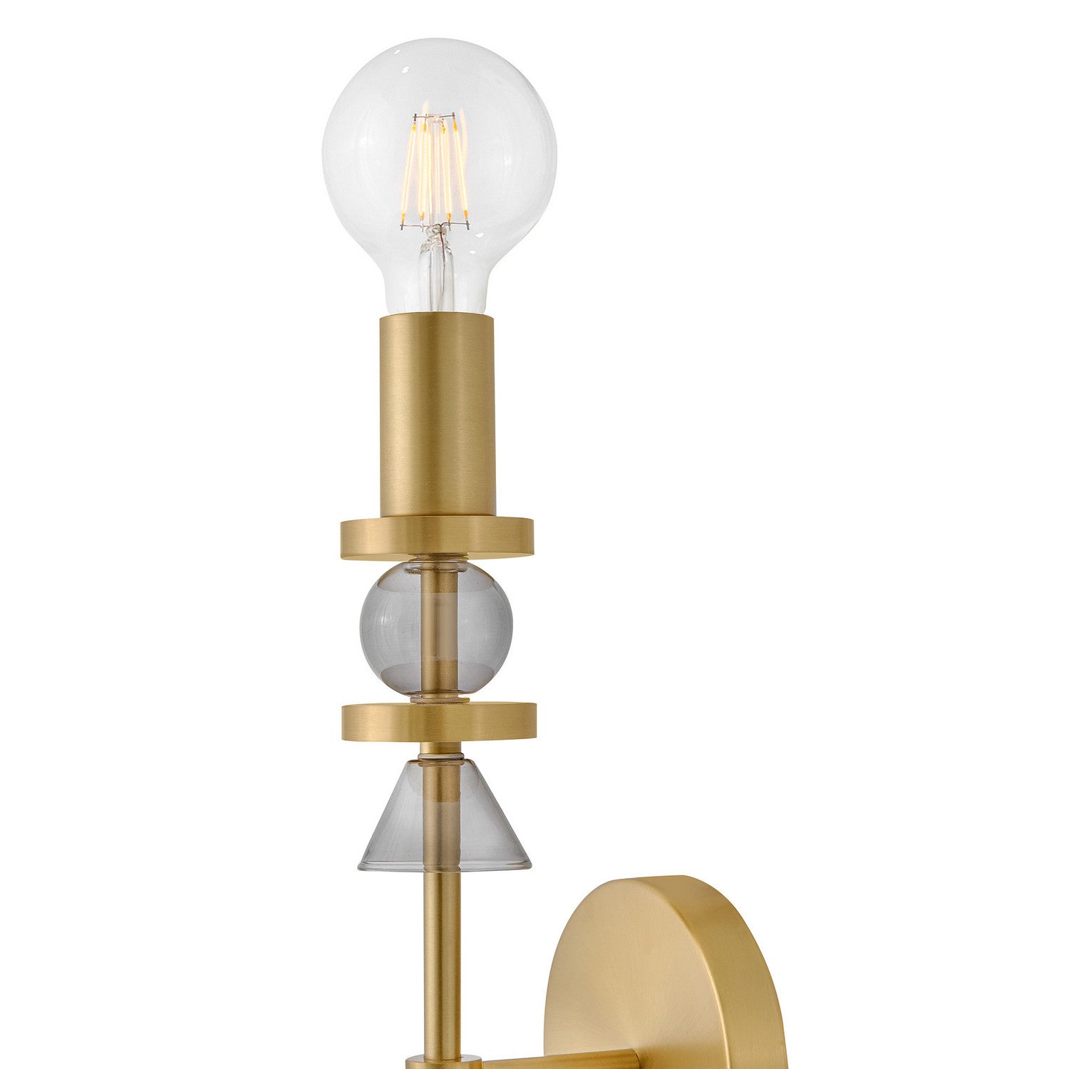 Lark - 83040LCB - LED Wall Sconce - Prim - Lacquered Brass